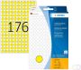 Herma Multipurpose-etiketten Ã 8 mm rond geel permanent hechtend om met de hand te - Thumbnail 2